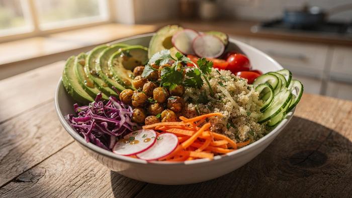 Healthy buddha bowl